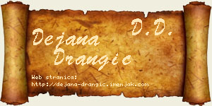 Dejana Drangić vizit kartica